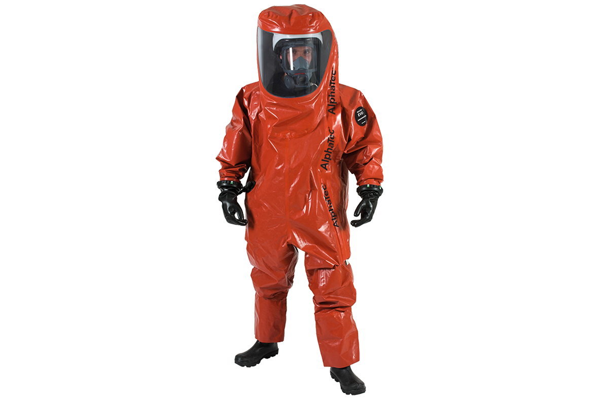 Chemical protective clothing type A