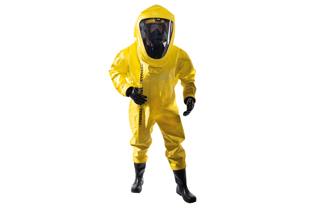 Chemical protective clothing type A