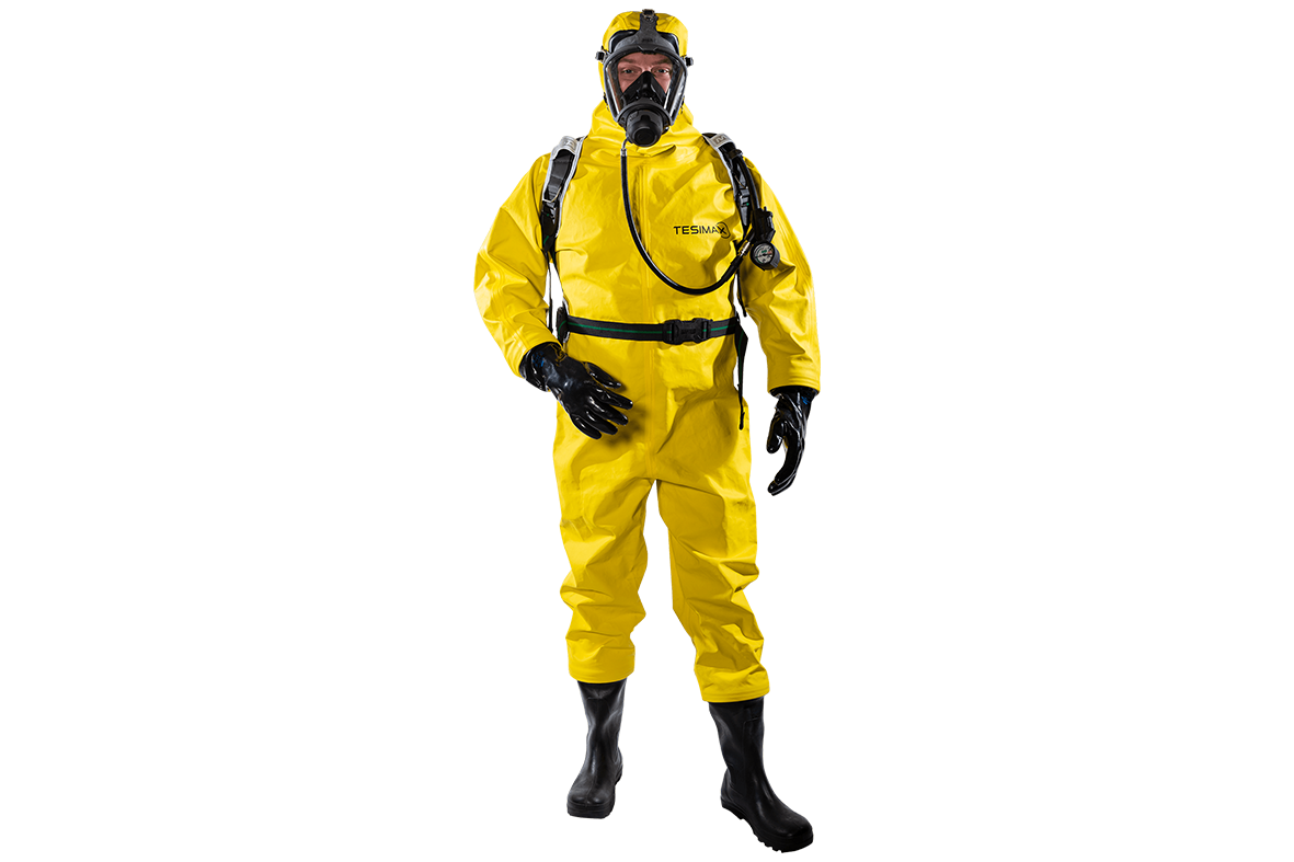 Chemical protective clothing type B